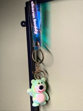 Charm Buddy Keychain - Green Bear